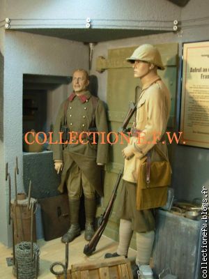 Soldats français devant leur casemate